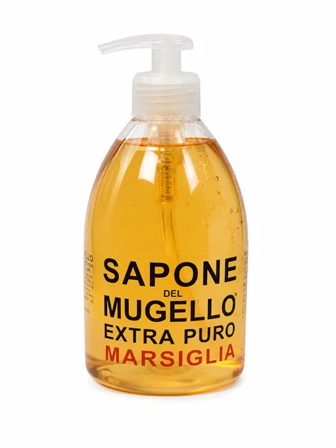 Sapone del Mugello Extra Puro Marsiglia 500 ml- tradiční tekuté mýdlo (poškozený aplikátor)