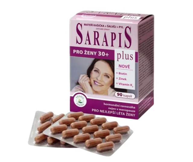Sarapis plus pro ženy 30+ 90 kapslí