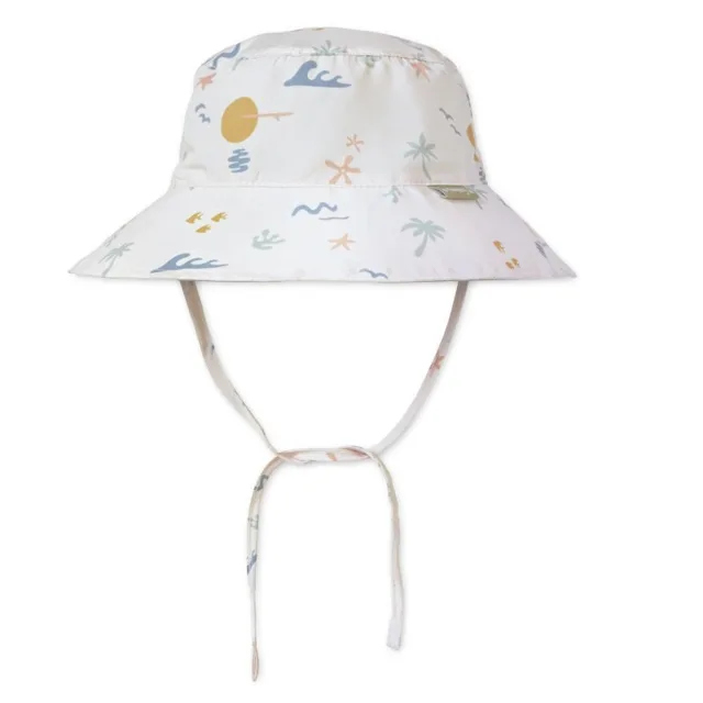 Saro Baby oboustranný klobouček s UV ochranou (0-6m) Good Vibes