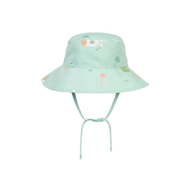 Saro Baby oboustranný klobouček s UV ochranou (0-6m) Jellyfish
