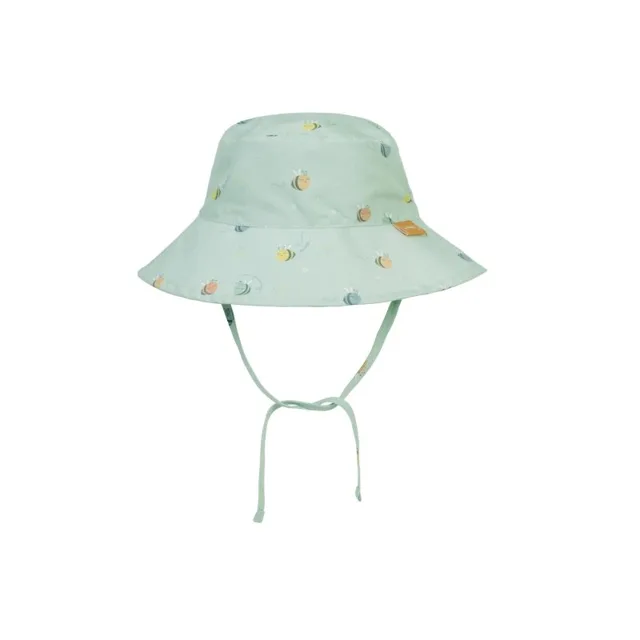 Saro Baby oboustranný klobouček s UV ochranou (18-36m) Bee Happy