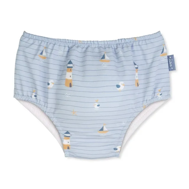 Saro Baby plenkové plavky s UV ochranou (18-24m) Navy Hugs