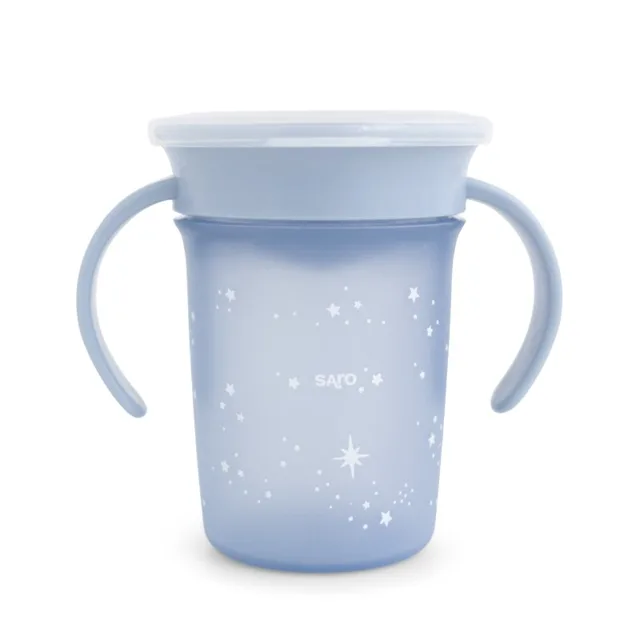 Saro Baby tréninkový hrníček 360° Blue