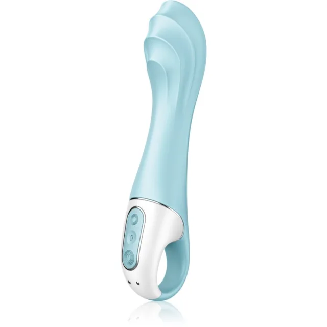Satisfyer AIR PUMP VIBRATOR 5+ vibrátor Blue 20 cm