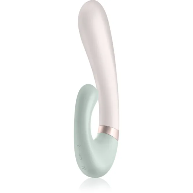 Satisfyer HEAT WAVE vibrátor se stimulátorem klitorisu Mint 19,8 cm