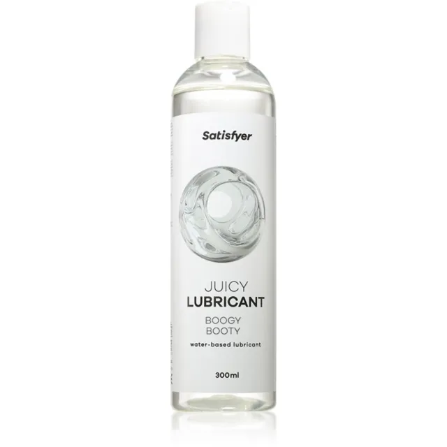 Satisfyer Juicy Lubricant anální lubrikační gel na vodní bázi Boogy Booty 300 ml