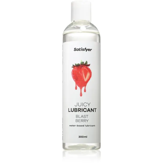 Satisfyer Juicy Lubricant lubrikační gel s příchutí Blast Berry 300 ml