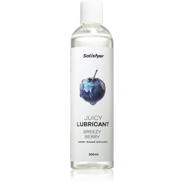 Satisfyer Juicy Lubricant lubrikační gel s příchutí Breezy Berry 300 ml
