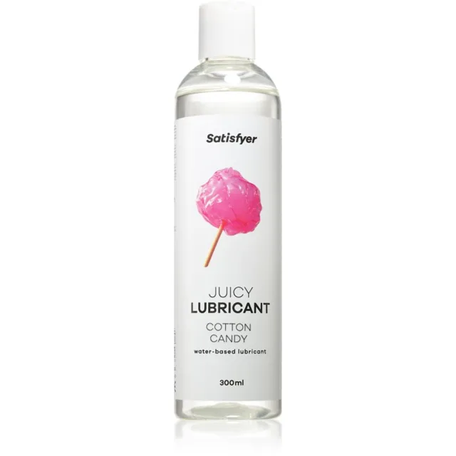 Satisfyer Juicy Lubricant lubrikační gel s příchutí Cotton Candy 300 ml