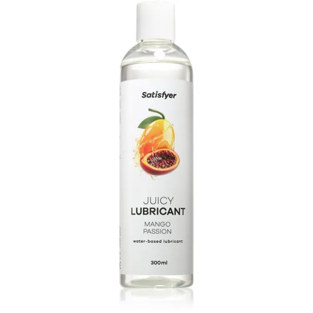 Satisfyer Juicy Lubricant lubrikační gel s příchutí Mango & Passion 300 ml