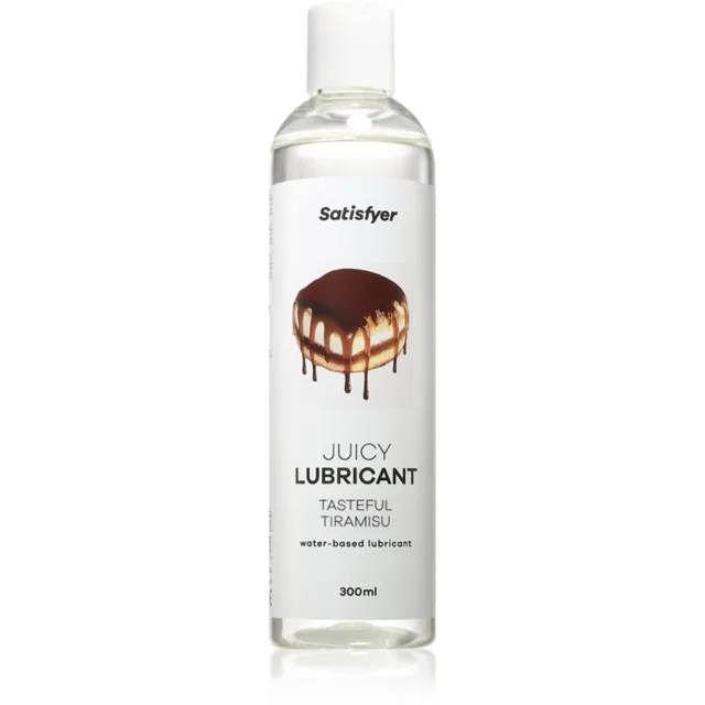 Satisfyer Juicy Lubricant lubrikační gel s příchutí Tasteful Tiramisu 300 ml