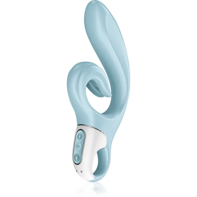 Satisfyer Love ME vibrátor se stimulátorem klitorisu Blue 22 cm