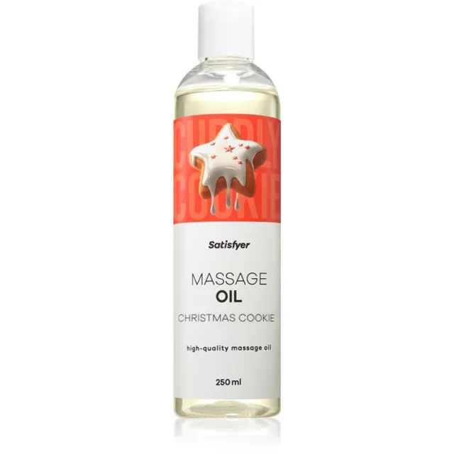 Satisfyer Massage Oil masážní olej Christmas Cookie 250 ml