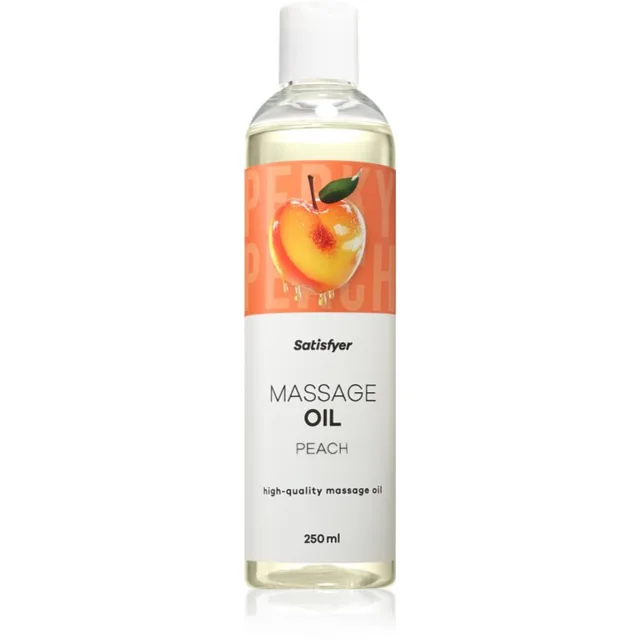 Satisfyer Massage Oil masážní olej Peach 250 ml