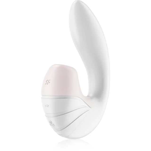 Satisfyer SUPERNOVA DOUBLE AIR PULSE vibrátor se stimulátorem klitorisu White 14,5 cm
