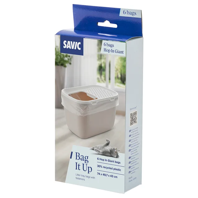 Savic Bag it Up Litter Tray Bags - Hop In Giant - 6 ks