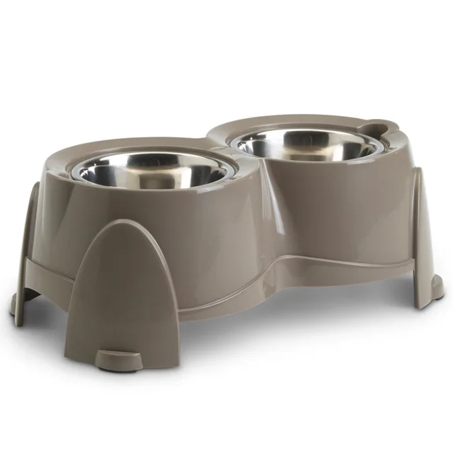 Savic Ergo Feeder Psí misky - 2 x 0,85 l, Ø 15,5 cm, výška 18,5 cm
