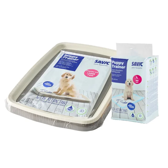 Savic Puppy Trainer Starter Set - Large, vč. 7 vložek + 50 Large vložek