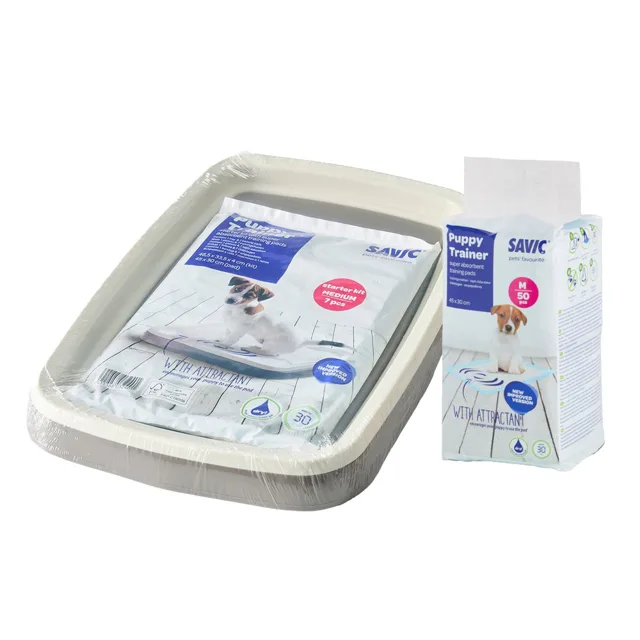 Savic Puppy Trainer Starter Set - Medium, vč. 7 vložek + 50 Medium vložek