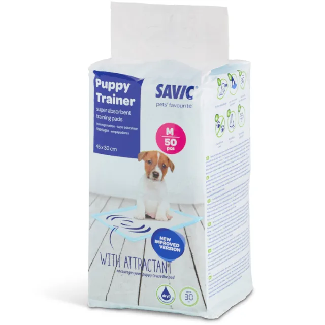 Savic Puppy Trainer vložky do psí toalety - Dvojbalení Medium: 2 x 50 kusů