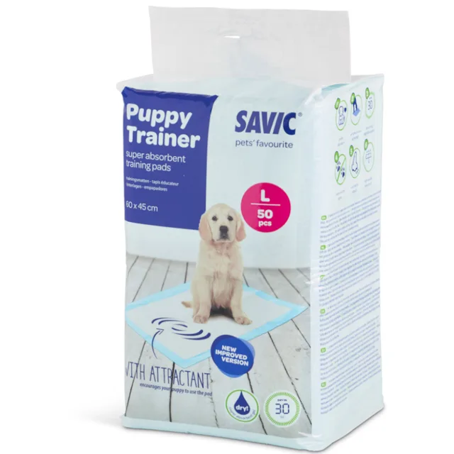 Savic Puppy Trainer vložky do psí toalety - Medium: D 45 x Š 30 cm, 50 kusů