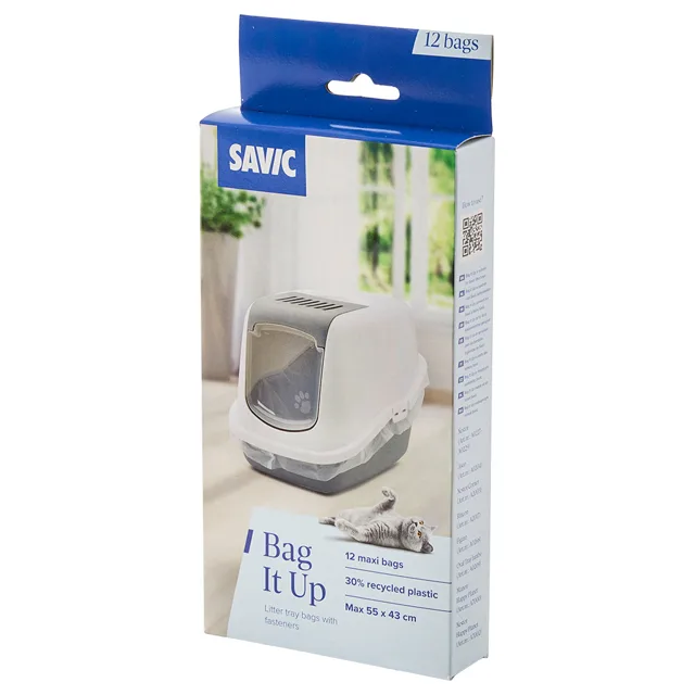 Savic toaleta pro kočky Nestor - Bag it Up Litter sáčky, Maxi, 12 ks