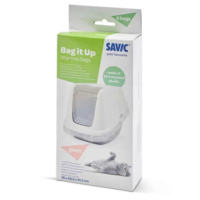 Savic toaleta pro kočky Nestor Giant - 6ks sáčků Bag It Up Litter Tray Bags