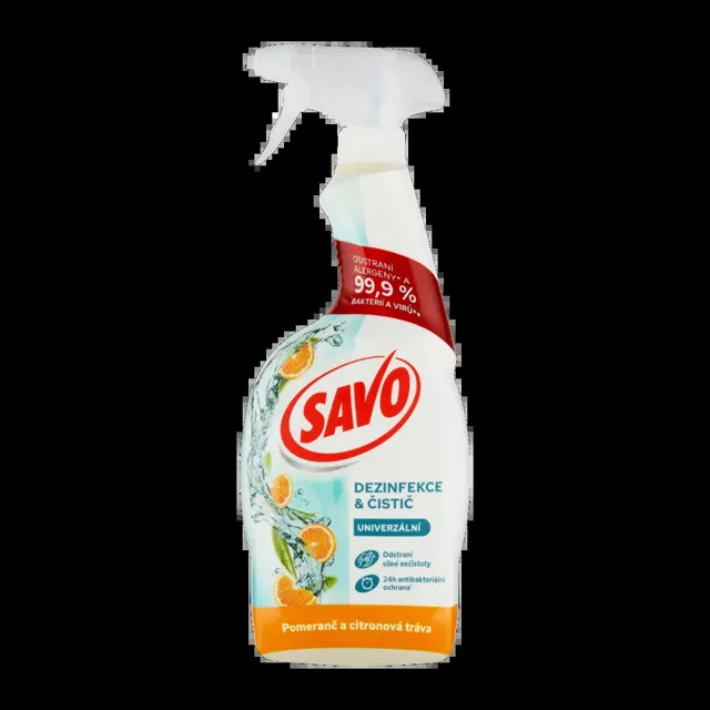 Savo Víceúčelový dezinfekční sprej bez chloru  700 ml