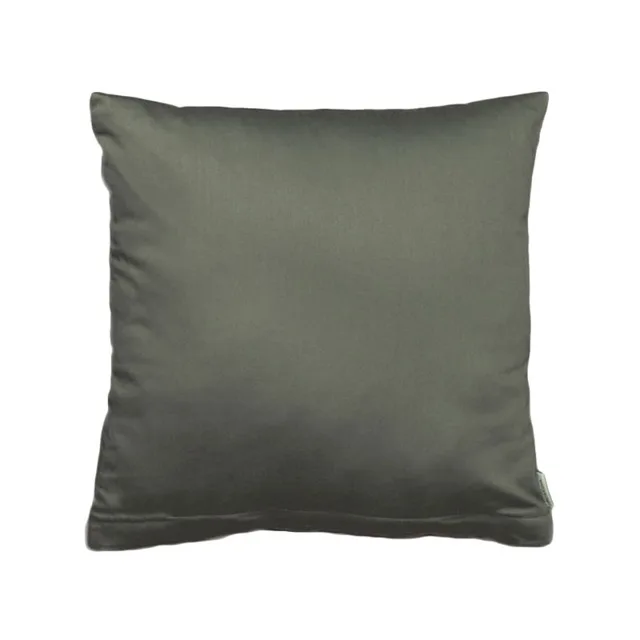 SCANquilt povlak SATÉN COLOR šedokhaki 40 x 40 cm