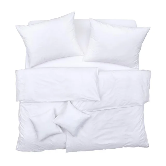 SCANquilt povlečení ELEGANT PLUS royal bílá 140 x 200/70 x 90 cm