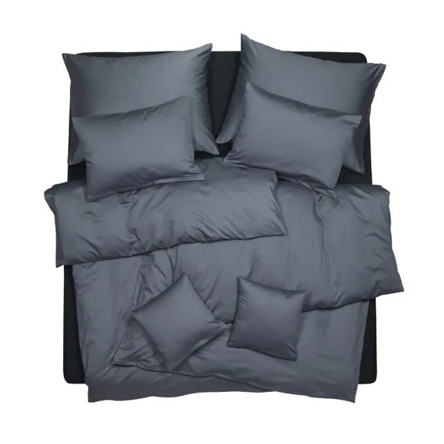 SCANquilt povlečení EXCLUSIVE TENCEL PLUS šedá 140 x 200/70 x 90 cm