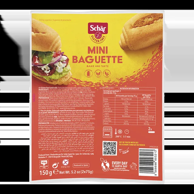 SCHÄR Baguette Mini bezlepkové bagety 150 g