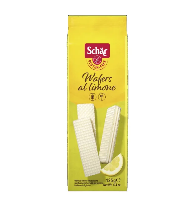 SCHÄR Wafers Al Limone Oplatky bez lepku 125 g