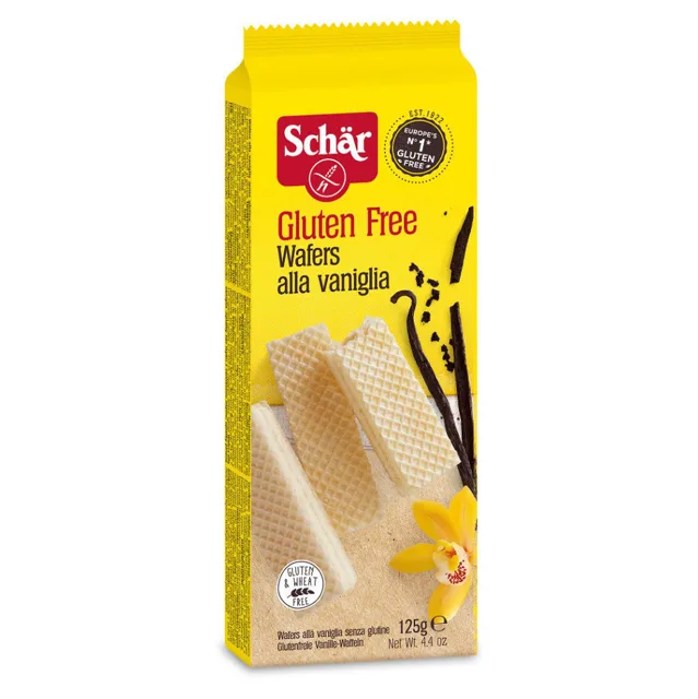 SCHÄR Waffers alla vaniglia bezlepkové oplatky 125 g