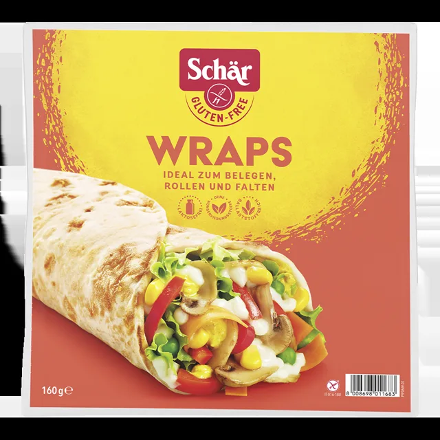 SCHÄR Wraps tortilla bez lepku 160 g