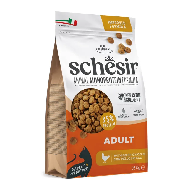 Schesir Adult Monoprotein s kuřecím - 10 kg
