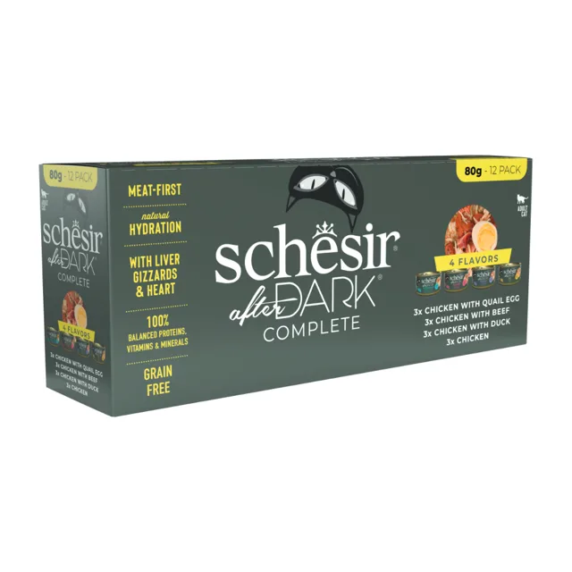 Schesir After Dark 12 x 80 g - kuřecí