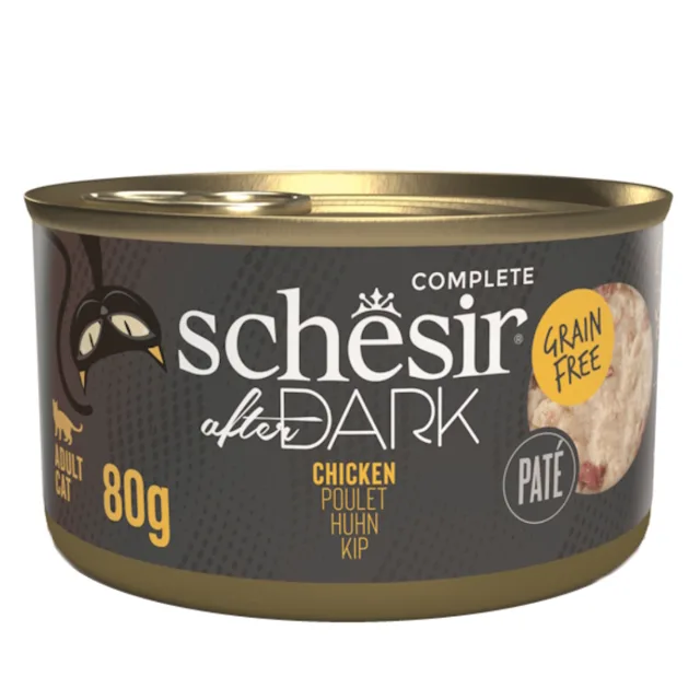 SCHESIR After Dark Paté konzerva pro kočky kuře 80 g