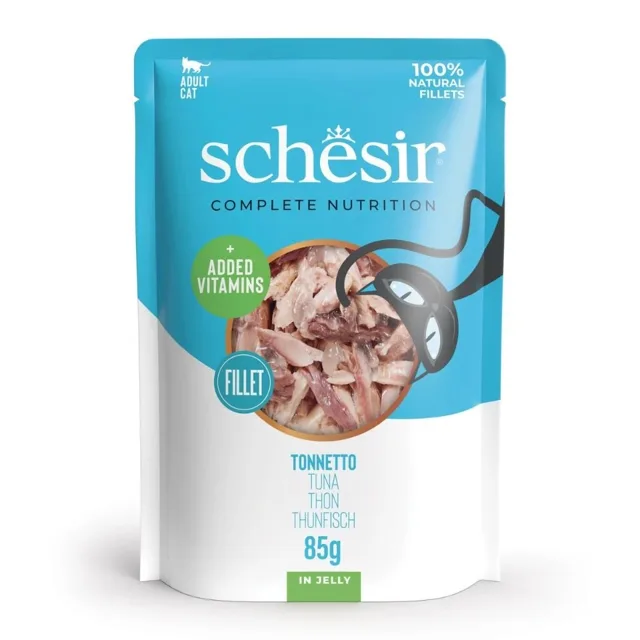 SCHESIR Cat Tuňák v želé pro kočky 85 g