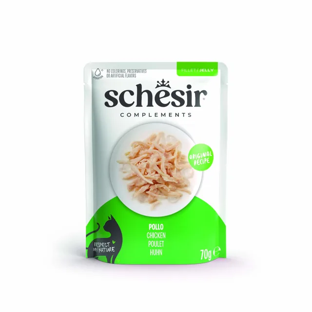 Schesir Complements Filet v želé 6 x 70 g - tuňák se štikozubcem