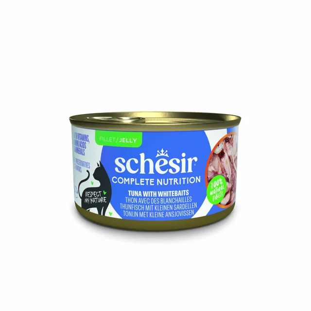 Schesir Complete Nutrition Filet v želé 6 x 85 g - tuňák