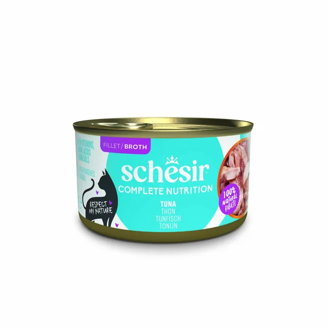 Schesir Complete Nutrition Filet ve vývaru 6 x 85 g - losos