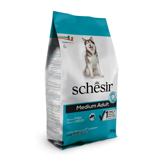 Schesir Dog Medium Adult Maintenance Fish - 12 kg