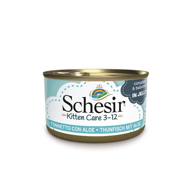 Schesir Kitten v želé - kuře s aloe 24 x 85 g
