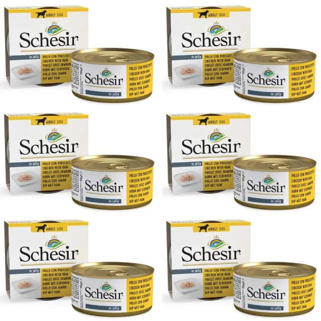 SCHESIR Kuracie mäso so šunkou v želé 6x150 g