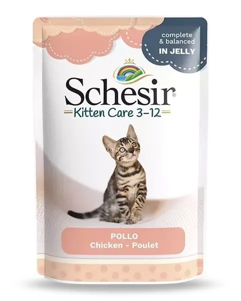 SCHESIR Kuřecí filety krmivo pro koťata 85 g