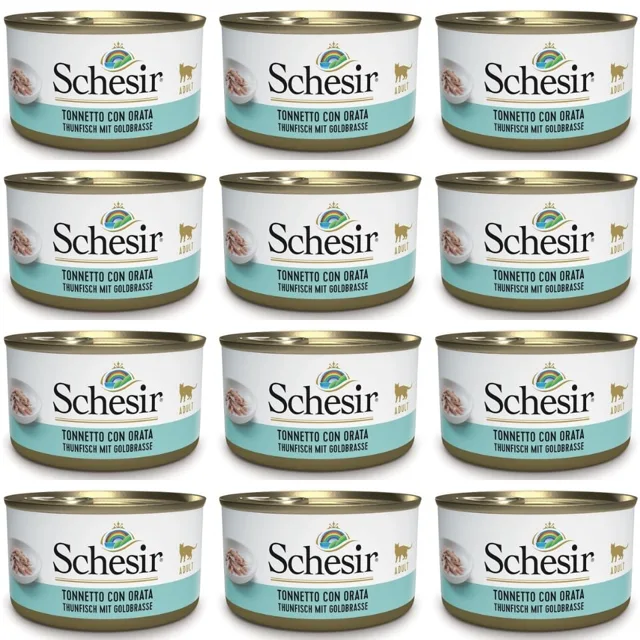 SCHESIR Mořské speciality Tuňák s mořskou pražmou 12x85 g