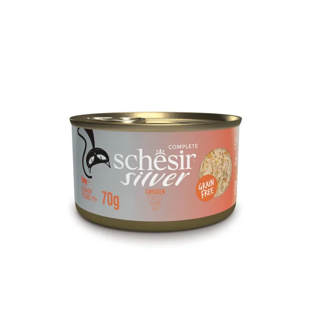 Schesir Silver Senior 12 x 70 g - Kuře