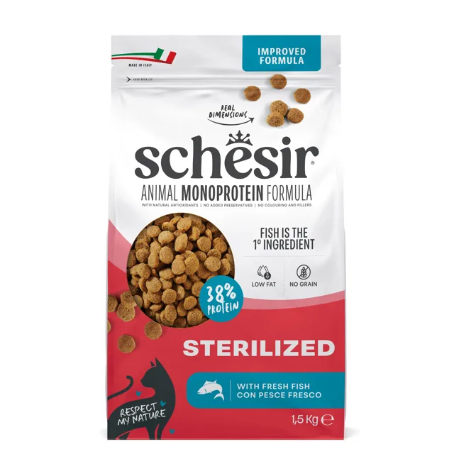 Schesir Sterilized s rybou - 1,5 kg