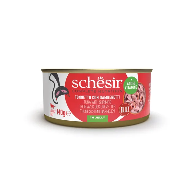 SCHESIR Tuňák a krevety 140 g